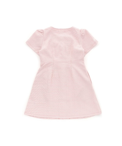 JENNI love（ジェニィラブ）の「パールボタンツイードワンピ（ワンピース・キッズ・ピンク/グリーン/サックスブルー・130cm/140cm/150cm/160cm）」の7枚目の写真