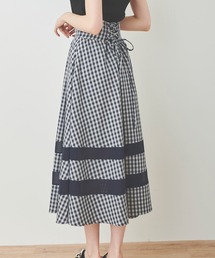 31 Sons de mode | シアー切替フレアスカート(スカート)