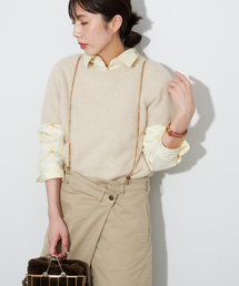 plage（プラージュ）の「Cashmere Mix Fur 半袖プルオーバー