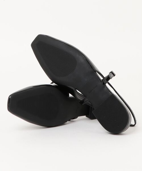 LOWRYS FARM（ローリーズファーム）の「バックストラップミュール　964168（サンダル・レディース・シルバー/ブラック・MEDIUM/LARGE）」の4枚目の写真