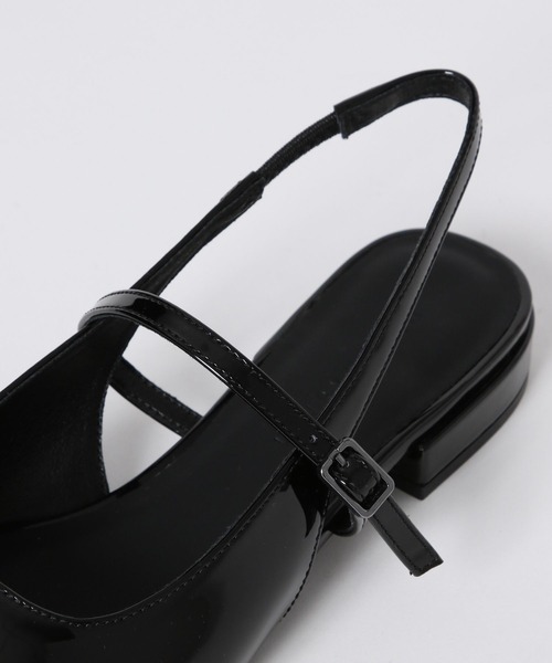 LOWRYS FARM（ローリーズファーム）の「バックストラップミュール　964168（サンダル・レディース・シルバー/ブラック・MEDIUM/LARGE）」の8枚目の写真