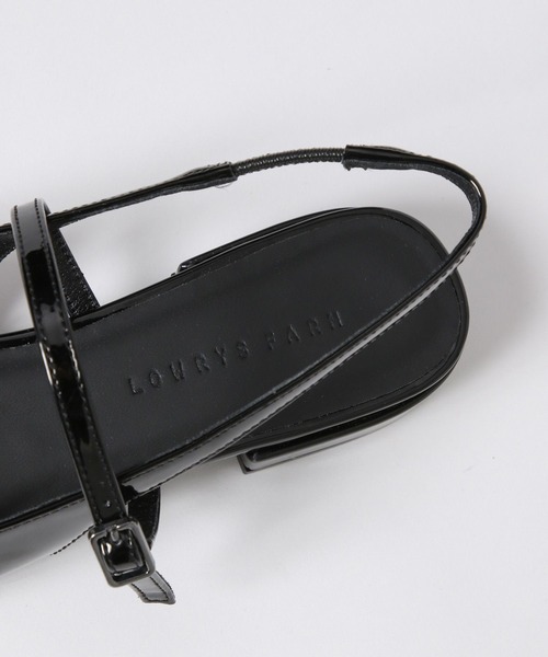 LOWRYS FARM（ローリーズファーム）の「バックストラップミュール　964168（サンダル・レディース・シルバー/ブラック・MEDIUM/LARGE）」の11枚目の写真