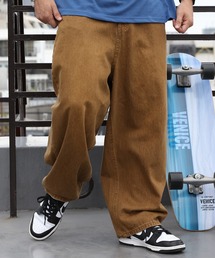 Beautiful Harmony | カラーワイドバギーパンツ(デニムパンツ)