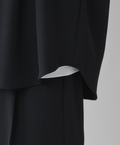 LUCY（ルーシー）の「LUCY/【セットアップ】トロミビッグシャツ（シャツ/ブラウス・メンズ・ブルー/ブラック/ダークグレー/ブラウン・LARGE/MEDIUM）」の13枚目の写真