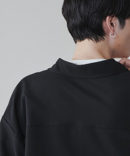 LUCY（ルーシー）の「LUCY/【セットアップ】トロミビッグシャツ（シャツ/ブラウス・メンズ・ブルー/ブラック/ダークグレー/ブラウン・LARGE/MEDIUM）」の10枚目の写真