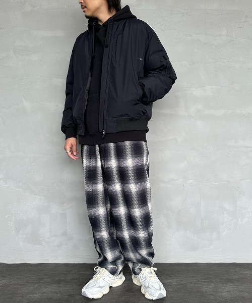 +phenix（プラスフェニックス）の「[＋phenix/プラスフェニックス] 別注 WINDSTOPPER MA-1ダウンジャケット（MA-1・レディース・ブラック・M/L/XL）」の6枚目の写真