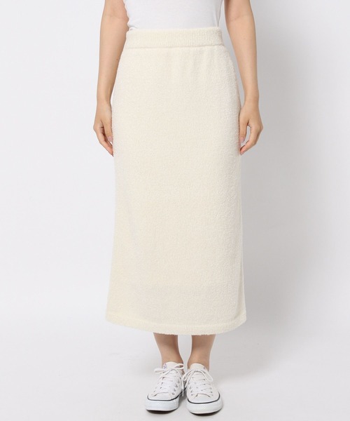 LOWRYS FARM(ローリーズファーム)の「シャギーラメニットスカート 969792(スカート・レディース・グリーン/ブラック/グレー/アイボリー・FREE)」の16枚目の写真