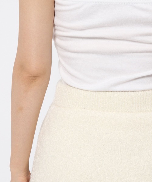 LOWRYS FARM(ローリーズファーム)の「シャギーラメニットスカート 969792(スカート・レディース・グリーン/ブラック/グレー/アイボリー・FREE)」の21枚目の写真