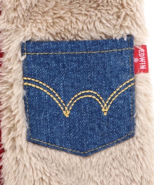 EDWIN（エドウィン）の「EDWIN/デニムポケットボアベスト（ペットウェア・メンズ・ベージュ/ブラック・XS/3L/L/S/2L/M）」の12枚目の写真