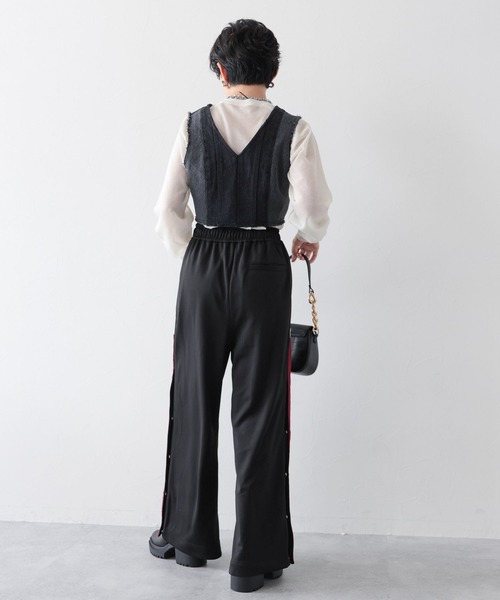 RAGEBLUE（レイジブルー）の「2WAY/切り替えデザインデニムビスチェ（ベスト・レディース・ブラック/ブルー・FREE）」の21枚目の写真