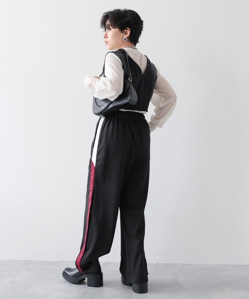 RAGEBLUE（レイジブルー）の「2WAY/切り替えデザインデニムビスチェ（ベスト・レディース・ブラック/ブルー・FREE）」の18枚目の写真