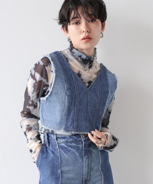 RAGEBLUE（レイジブルー）の「2WAY/切り替えデザインデニム