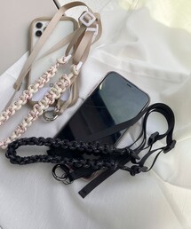 fredy emue | 平編みスマホショルダーストラップ(スマホグッズ)