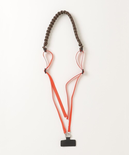 fredy emue（フレディエミュ）の「平編みスマホショルダーストラップ（スマホグッズ・レディース・ネイビー/ブラック/オフホワイト/カーキ・FREE）」の12枚目の写真