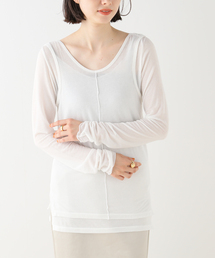 LORO | 【LORO】Cashmere Silk Tank Set(Tシャツ/カットソー)