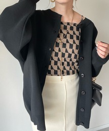 y/m by misato | 総針カーディガン(カーディガン/ボレロ)