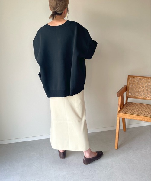 y/m by misato（イムバイミサト）の「総針カーディガン（カーディガン/ボレロ・レディース・グリーン/ブラック/マルチ・FREE）」の17枚目の写真