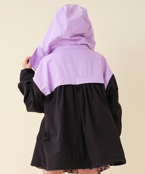 by LOVEiT(バイラビット)の「切替マウンテンパーカー(ブルゾン・キッズ・ベージュ/ピンク/ブラック・120cm/130cm/140cm/150cm/160cm)」の16枚目の写真