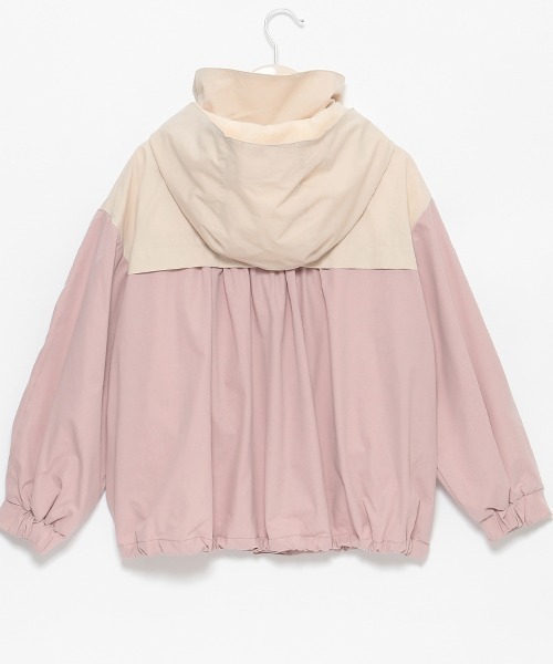 by LOVEiT(バイラビット)の「切替マウンテンパーカー(ブルゾン・キッズ・ベージュ/ピンク/ブラック・120cm/130cm/140cm/150cm/160cm)」の21枚目の写真