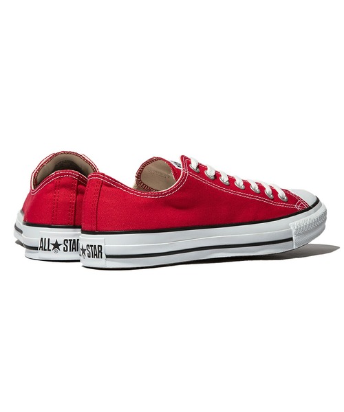 CONVERSE（コンバース）の「CONVERSE CANVAS ALL STAR OX（コンバース キャンバス オールスター OX）（スニーカー・メンズ・レッド・23.5cm/23cm/25cm/26cm/27.5cm/29cm/24cm/26.5cm/22cm/27cm/25.5cm/28cm/22.5cm/24.5cm/30cm/26.5）」の2枚目の写真