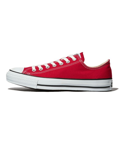 CONVERSE（コンバース）の「CONVERSE CANVAS ALL STAR OX（コンバース キャンバス オールスター OX）（スニーカー・メンズ・レッド・23.5cm/23cm/25cm/26cm/27.5cm/29cm/24cm/26.5cm/22cm/27cm/25.5cm/28cm/22.5cm/24.5cm/30cm/26.5）」の3枚目の写真