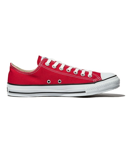CONVERSE（コンバース）の「CONVERSE CANVAS ALL STAR OX（コンバース キャンバス オールスター OX）（スニーカー・メンズ・レッド・23.5cm/23cm/25cm/26cm/27.5cm/29cm/24cm/26.5cm/22cm/27cm/25.5cm/28cm/22.5cm/24.5cm/30cm/26.5）」の4枚目の写真