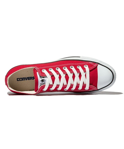 CONVERSE（コンバース）の「CONVERSE CANVAS ALL STAR OX（コンバース キャンバス オールスター OX）（スニーカー・メンズ・レッド・23.5cm/23cm/25cm/26cm/27.5cm/29cm/24cm/26.5cm/22cm/27cm/25.5cm/28cm/22.5cm/24.5cm/30cm/26.5）」の5枚目の写真