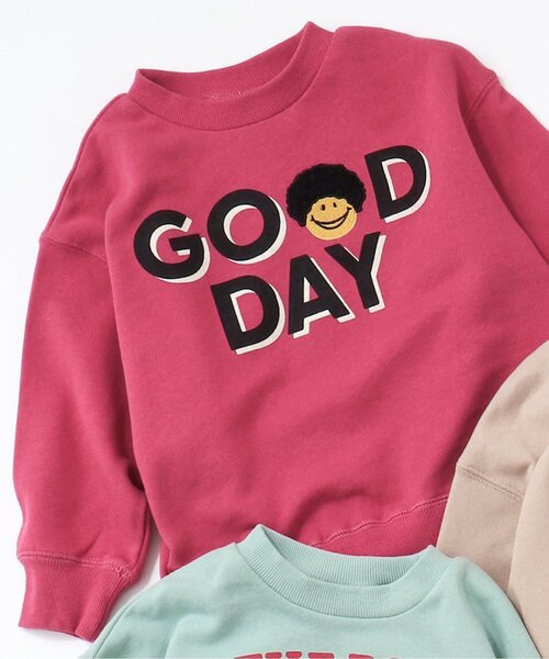 BREEZE(ブリーズ)の「バリエーショントレーナー(スウェット・キッズ・ベージュ/ミント/ネイビー/オフホワイト/レッド/イエロー・80/90/100/110/120/130/140)」の1枚目の写真