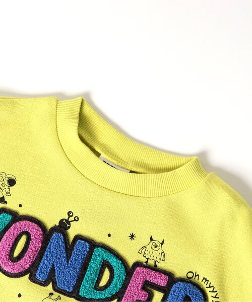 BREEZE(ブリーズ)の「バリエーショントレーナー(スウェット・キッズ・ベージュ/ミント/ネイビー/オフホワイト/レッド/イエロー・80/90/100/110/120/130/140)」の14枚目の写真