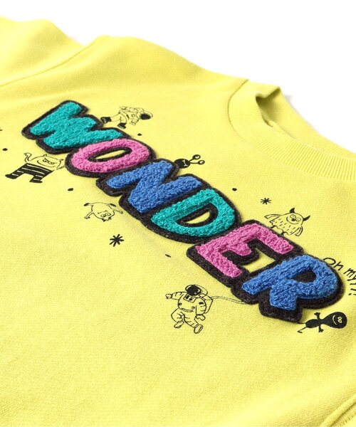 BREEZE(ブリーズ)の「バリエーショントレーナー(スウェット・キッズ・ベージュ/ミント/ネイビー/オフホワイト/レッド/イエロー・80/90/100/110/120/130/140)」の16枚目の写真