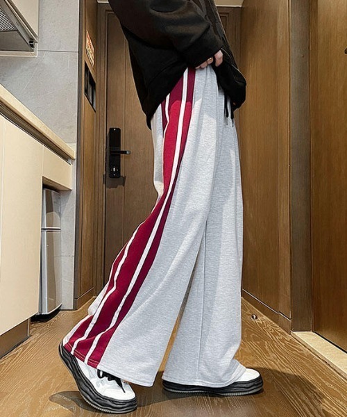MGV(エムジーヴィー)の「サイドラインスウェットパンツ(スウェットパンツ・メンズ・グレー/ブラック・X-LARGE/LARGE/MEDIUM)」の6枚目の写真