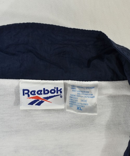 Reebok(リーボック)の「【ヴィンテージ古着】90's Reebok / リーボック フルジップ ナイロンジャケット(ナイロンジャケット・メンズ・ネイビー・X-LARGE)」の7枚目の写真