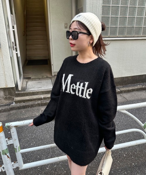 OLIVE des OLIVE(オリーブデオリーブ)の「ハートオリジナル刺繍入りニットヘアバンド 1032150070(ヘアバンド・レディース・オフホワイト/ブラック・FREE)」の5枚目の写真