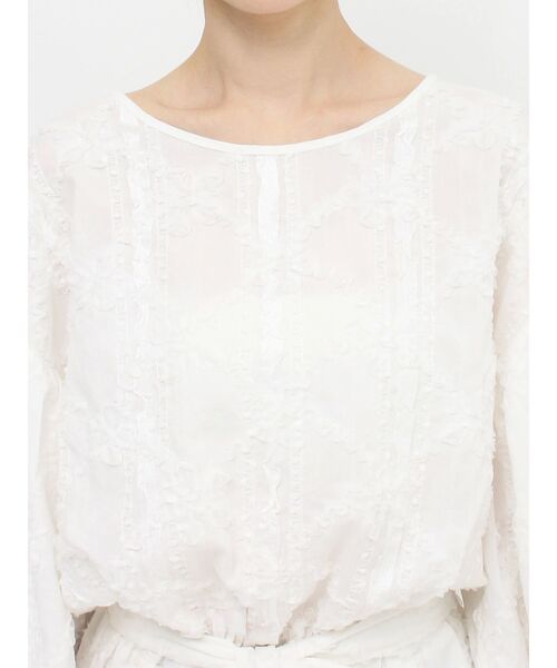 merry jenny（メリージェニー）の「fluffy flower ミニオールインワン（つなぎ/オールインワン・レディース・ブラック/オフホワイト・FREE）」の15枚目の写真