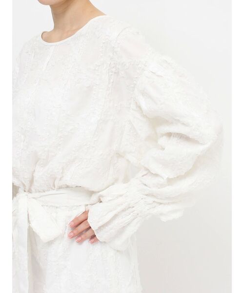 merry jenny（メリージェニー）の「fluffy flower ミニオールインワン（つなぎ/オールインワン・レディース・ブラック/オフホワイト・FREE）」の16枚目の写真