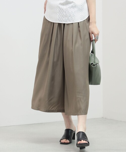 BEAMS HEART(ビームスハート)の「BEAMS HEART / クレープ ワイドパンツ(その他パンツ・レディース・ブラウン系その他2/オリーブ/イエロー系その他5/ネイビー・FREE)」の17枚目の写真