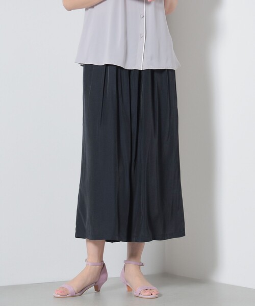 BEAMS HEART(ビームスハート)の「BEAMS HEART / クレープ ワイドパンツ(その他パンツ・レディース・ブラウン系その他2/オリーブ/イエロー系その他5/ネイビー・FREE)」の7枚目の写真