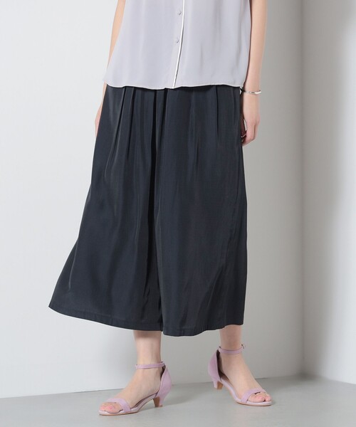 BEAMS HEART(ビームスハート)の「BEAMS HEART / クレープ ワイドパンツ(その他パンツ・レディース・ブラウン系その他2/オリーブ/イエロー系その他5/ネイビー・FREE)」の8枚目の写真