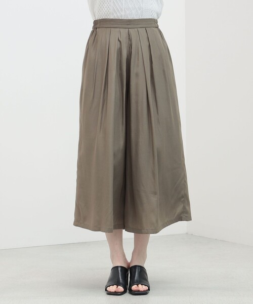 BEAMS HEART(ビームスハート)の「BEAMS HEART / クレープ ワイドパンツ(その他パンツ・レディース・ブラウン系その他2/オリーブ/イエロー系その他5/ネイビー・FREE)」の19枚目の写真