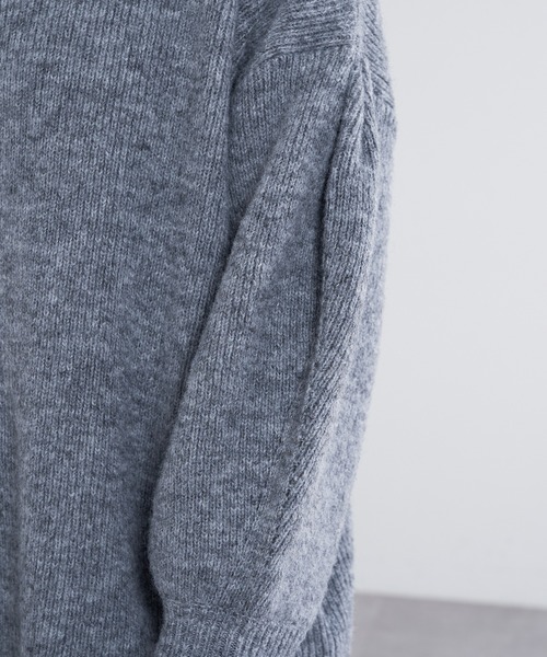 SHENERY（シーナリー）の「袖タックニット（ニット/セーター・レディース・オフホワイト/グレー・FREE）」の18枚目の写真