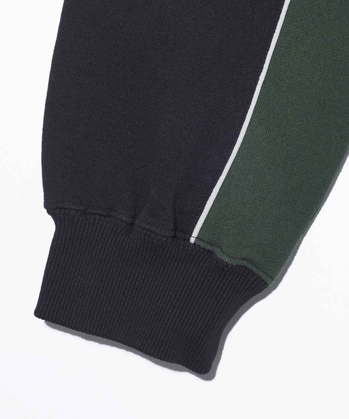 X-girl(エックスガール)の「CONTRAST PIPING CROPPED HOODIE(パーカー・レディース・ブラック/オレンジ/ホワイト・M/S)」の8枚目の写真