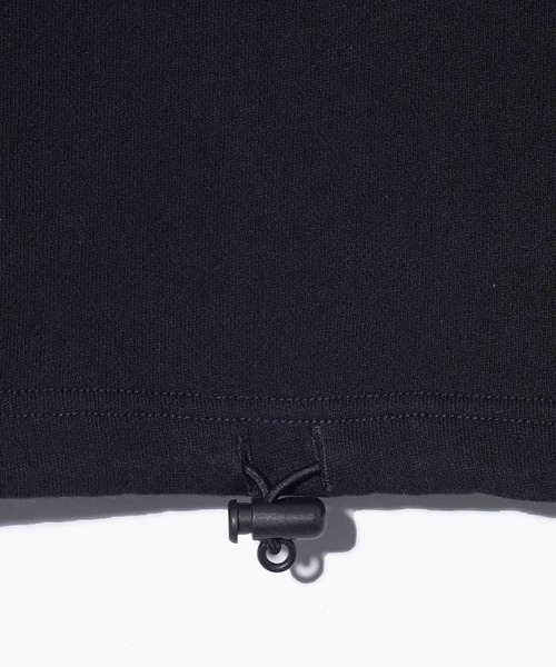 X-girl(エックスガール)の「CONTRAST PIPING CROPPED HOODIE(パーカー・レディース・ブラック/オレンジ/ホワイト・M/S)」の10枚目の写真