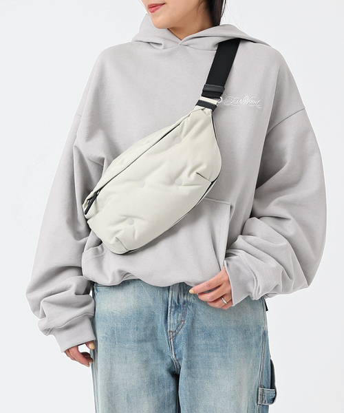 AP STUDIO（エーピーストゥディオ）の「【BRICKS&WOOD/ブリックス アンド ウッド】Script Logo Hoodie Pullover（パーカー・レディース・チャコールグレー・FREE）」の7枚目の写真