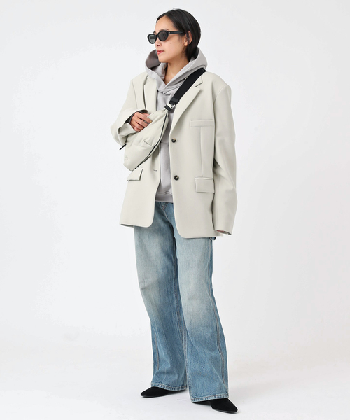 AP STUDIO（エーピーストゥディオ）の「【BRICKS&WOOD/ブリックス アンド ウッド】Script Logo Hoodie Pullover（パーカー・レディース・チャコールグレー・FREE）」の13枚目の写真