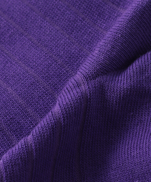 CORGI（コーギ）の「【CORGI / コーギー】ファインゲージコットンプレーン ロングソックス（ソックス/靴下・メンズ・ブラック/パープル/ネイビー/ブルー・FREE）」の13枚目の写真