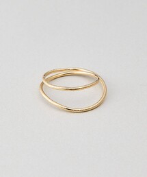 レイヤード] K18YG ワイヤー リング（リング）｜ete bijoux