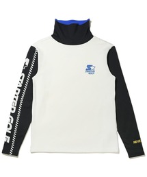 【STARTER GOLF】スターターゴルフ 裏微起毛 袖ロゴハイネック長袖カットソー SG-123022