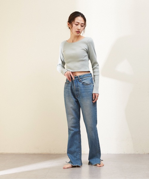 セール】【shay／シェイ】(カップ付)バックオープントップス（T