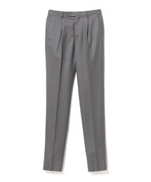 BEAMS F | ORTELO / ウール サキソニー 1プリーツ スラックス(スラックス)