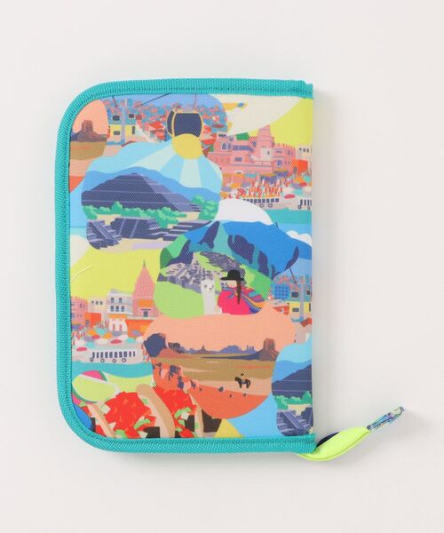 チチカカ（チチカカ）の「トラベルマルチポーチ（パスポートケース・レディース・オレンジ/ターコイズブルー・FREE）」の9枚目の写真